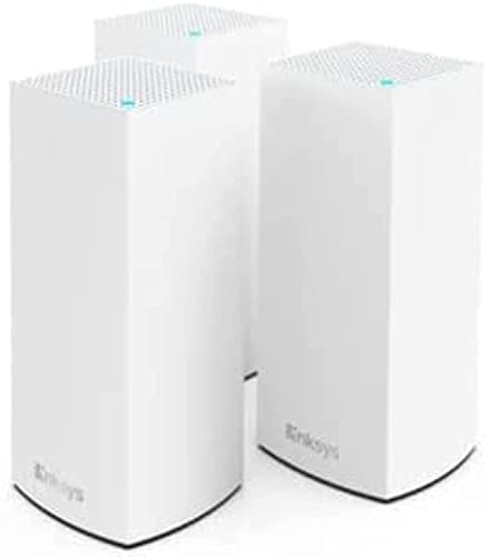 Linksys Atlas WiFi 6 Router Home WiFi Mesh System, Dual-Band, 6,000 Sq. ft Coverage, 75+ Devices, Speeds up to (AX3000) 3.0Gbps - MX2000 3-Pack