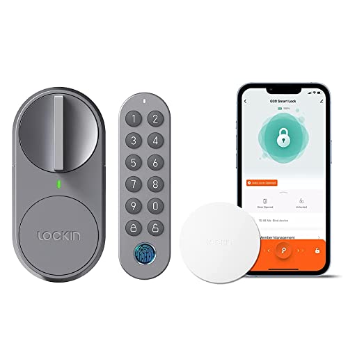 Lockin Smart Door Lock - 6-in-1 Keyless Entry Lock with App, WiFi, Bluetooth and More