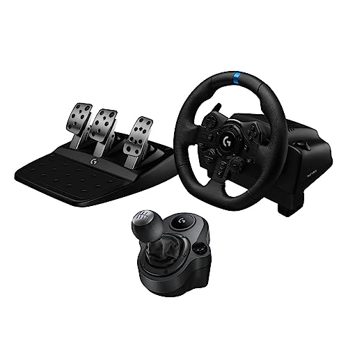 Logitech G Racing Wheel and Shifter with Genuine Leather Cover