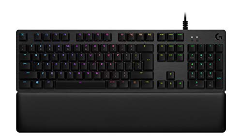 Logitech G513 Carbon LIGHTSYNC RGB Mechanical Gaming Keyboard with GX Brown switches (Tactile)