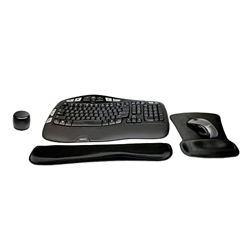 Logitech MK550 Wireless Keyboard & Mouse Combo with Speaker, Gel Pads