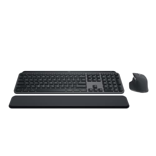 Logitech MX Keys S Combo - Wireless Keyboard and Mouse with Fast Scrolling
