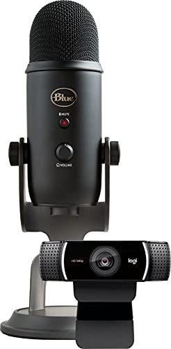 Logitech Pro Streamer Pack with Blue Yeti Mic & C922 Pro Webcam