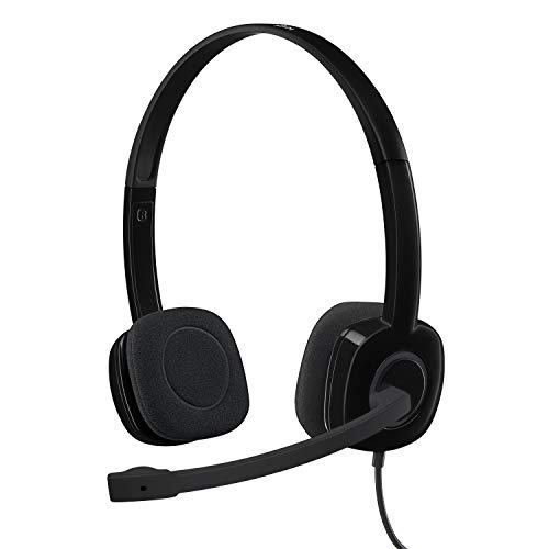 Logitech Stereo Headset H151 with Boom Microphone