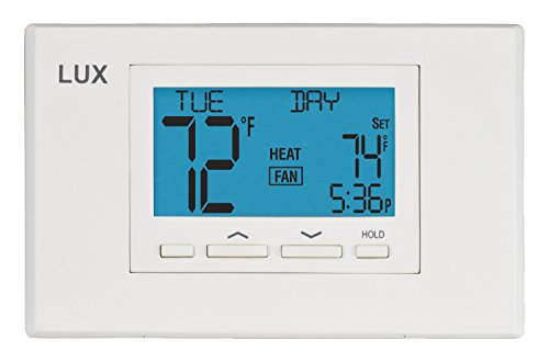Lux Thermostat Program 7 day with selectable smart recovery, universal compatibility