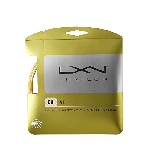 Luxilon 4G 125 Tennis String - Set, Gold