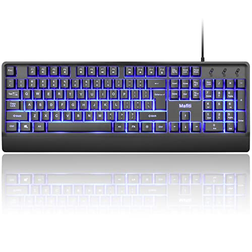mafiti Office Keyboard Wired USB Backlit - Comfortable and Stylish