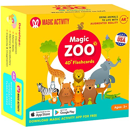 Magic Zoo – 4D Flash Cards for Kids