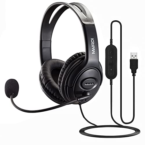 MAIRDI USB Headset with Microphone for PC