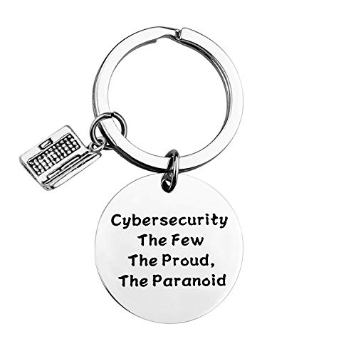 MAOFAED Cybersecurity The Few - Stylish Keychain for Cybersecurity Professionals