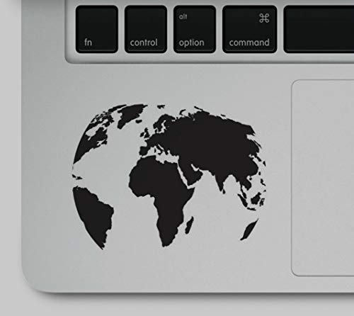 Map Globe Trackpad Sticker Decal for MacBook