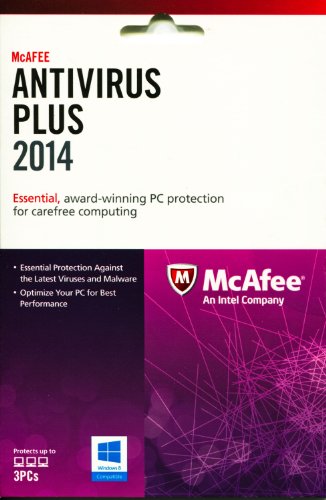McAfee AntiVirus Plus 2014 (3PCs) - Reliable and Affordable Antivirus Protection