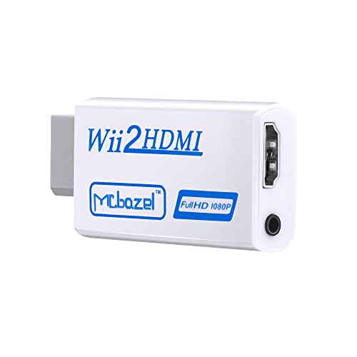 Wii to HDMI 1M(3.2FT) Cable Converter,1080P/ 720P Wii HDMI Adapter Output  Video Audio Wii HDMI Converter Supports All Wii Display Modes, NTSC