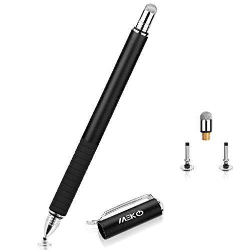 MEKO 2-in-1 Stylus Precise Touch Screen Pen with 3 Replaceable Tips
