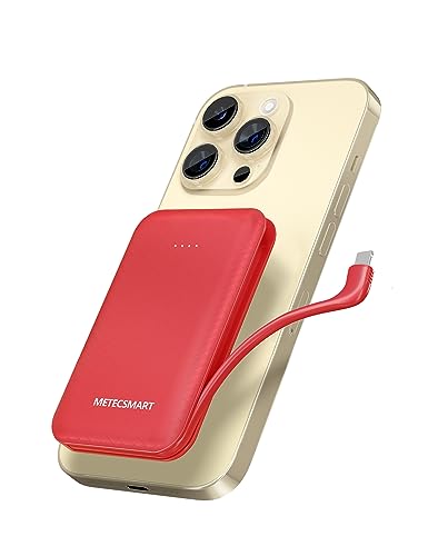 Metecsmart 4500mAh Slim Portable Phone Charger