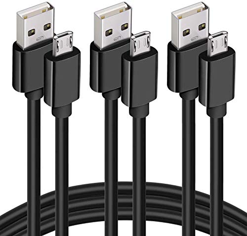 Micro USB Cable, 3Pack 6ft Long Android Charger Cord