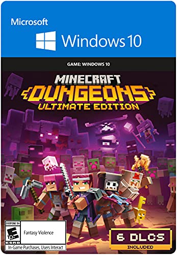 Minecraft Dungeons: Ultimate Edition – Windows 10 [Digital Code]