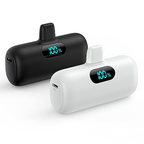 Mini Portable Charger 5000mAh - Ultra-Compact and Fast Charging Power Bank