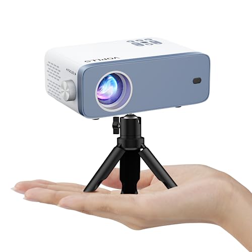 Outdoor Projector 4K with WiFi and Bluetooth: 500 ANSI Native 1080P  Projector, 4D/4P Keystone 450'' & 50% Zoom Sovboi Portable Video Projector