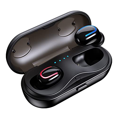 Mini Wireless Earbuds with Bluetooth 5.1, IPX7 Waterproof, and Charging Case