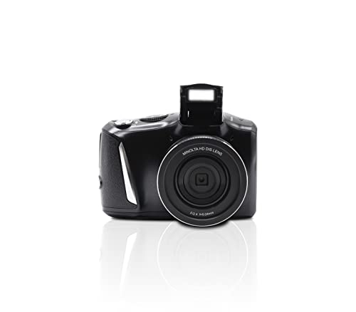 Minolta MND50 48 MP 4K Digital Camera, Black