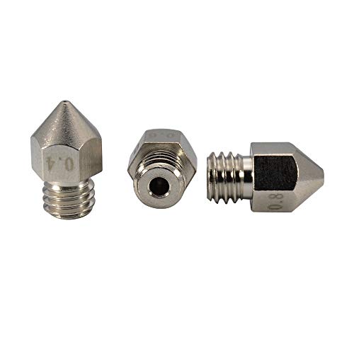 MK8 Plated Nozzle 0.4mm 0.6 0.8