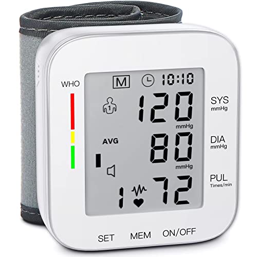 AlphagoMed Digital Wrist Blood Pressure Monitor with Storage Case. New.
