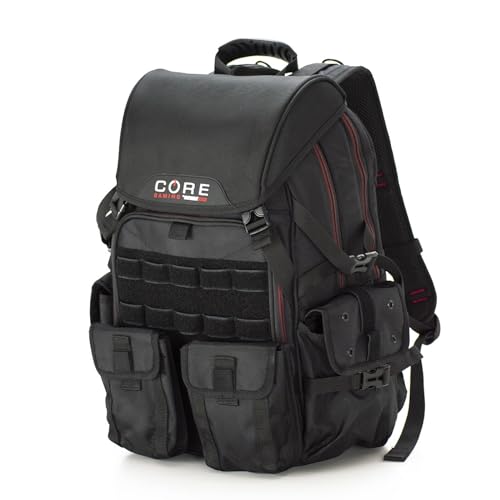 Mobile Edge Core Gaming Laptop Backpack (17.3", Black, Large)
