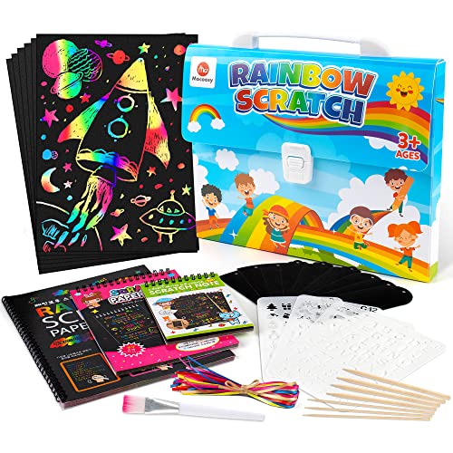 Mocoosy Rainbow Scratch Paper Art Set