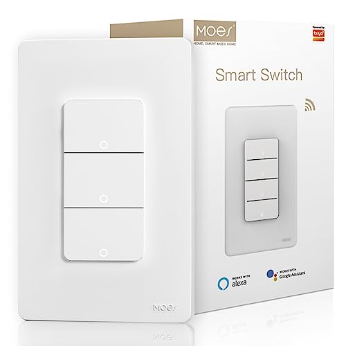 MOES Smart Triple Light Switches