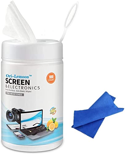 Monitor Wipes, Pre-Moistened Computer Screen Wipes