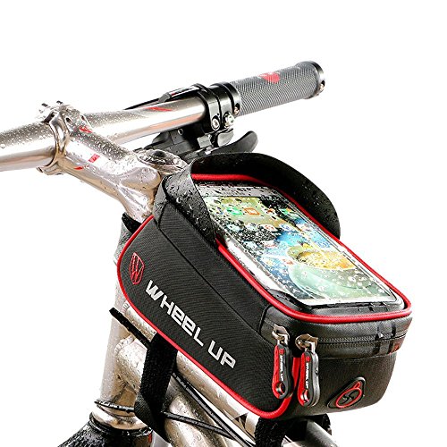 MOOZO Bike Frame Bag - Rainproof Cycling Pouch for Smartphones