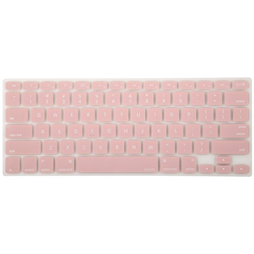 MOSISO Keyboard Cover for MacBook Air/Pro, Rose Quartz