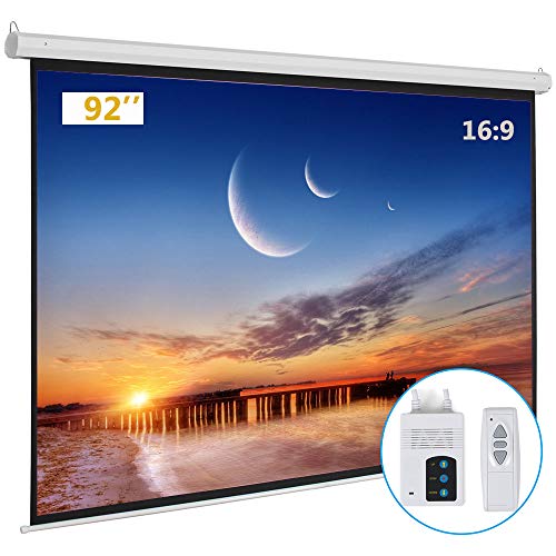 Motorized Projector Screen with Remote Control