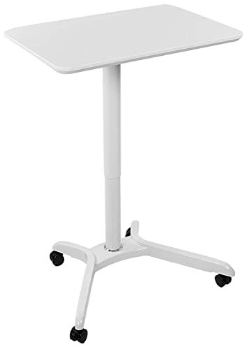 Mount-It! Mobile Laptop Cart, Sit Stand Rolling Desk