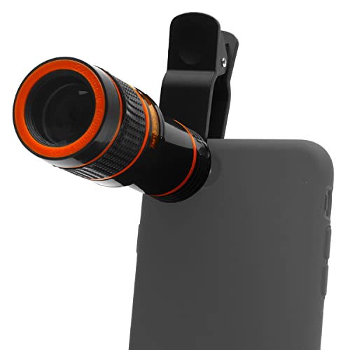Movo 12X Zoom Telescope Smartphone Lens Adapter and Monocular