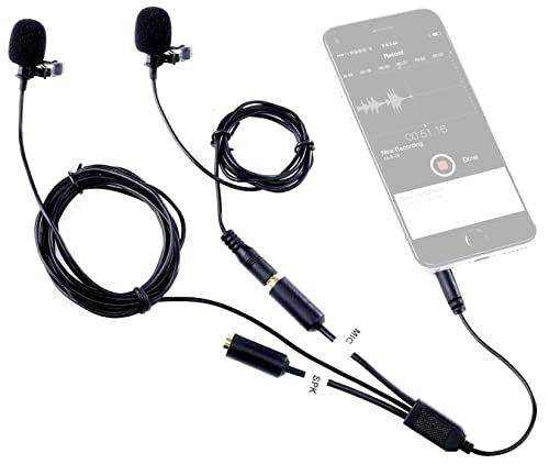 Movo Lavalier Lapel Clip-on Microphone