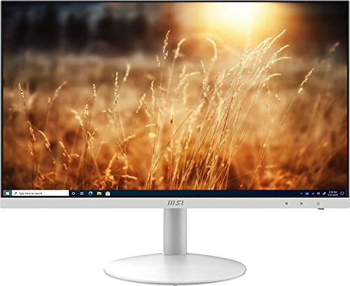 MSI All-in-One Computer Desktop, 23.8" FHD IPS Display, 16GB Memory, 1TB SSD, Intel Pentium Dual-Core Processor Up to 4.10 GHz, WiFi 6, External Webcam, HDMI, 6 USB Ports, Windows 11 Pro, White