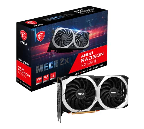 MSI Gaming Radeon RX 6600: High-Performance Graphics Card for Gamers