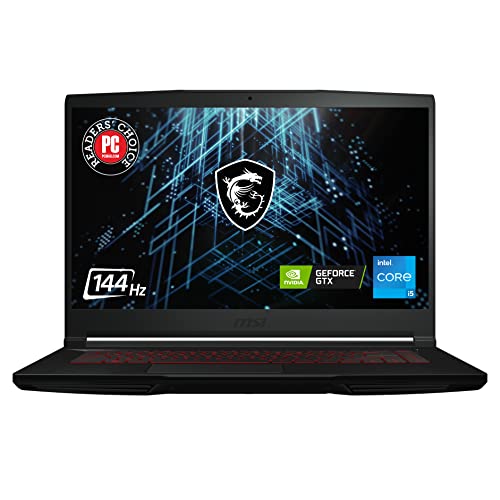 MSI GF63 15.6" 144 Hz Gaming Laptop - Powerful and Immersive Gaming Experience