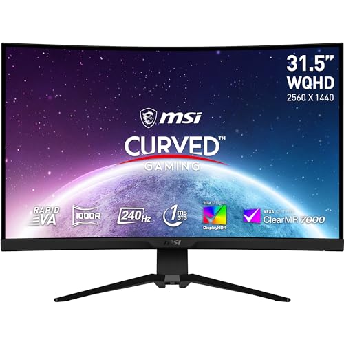 Buy with Crypto  AOC Gamer Screen - Curved VA 0.5ms 240hz !