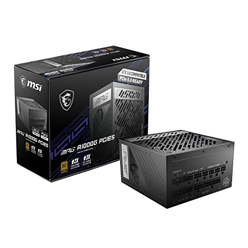 MSI MPG A1000G PCIE 5 Gaming Power Supply