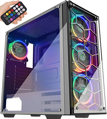 MUSETEX USB 3.0 ATX Mid-Tower Gaming PC Case