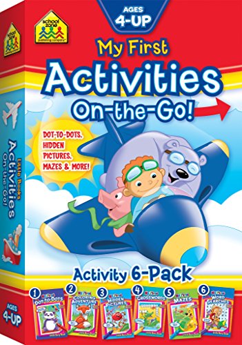 My First Activities On-the-Go! 6-Pack Workbook Set