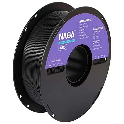 NAGA ABS 3D Printer Filament - High Toughness & High Hardness