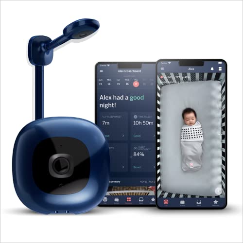 Nanit Pro Smart Baby Monitor & Wall Mount - Blue