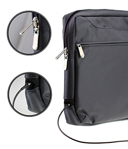 Navitech Black Gaming Laptop Carry Bag