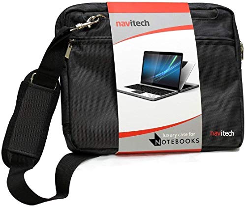 Navitech Black Premium Messenger/Carry Bag for CHUWI AeroBook Notebook Ultrabook 13.3 Inch
