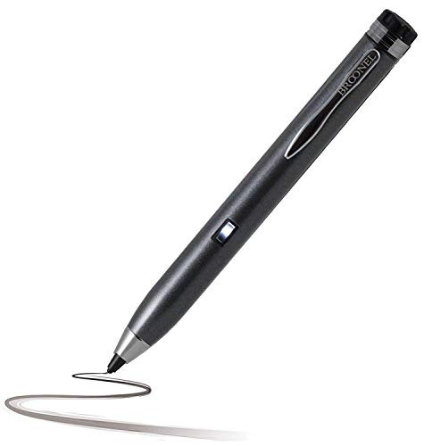 Navitech Broonel Grey Fine Point Digital Active Stylus Pen Compatible with The DELL G3 15 15.6" Intel Core i5 GTX 1050 Gaming Laptop