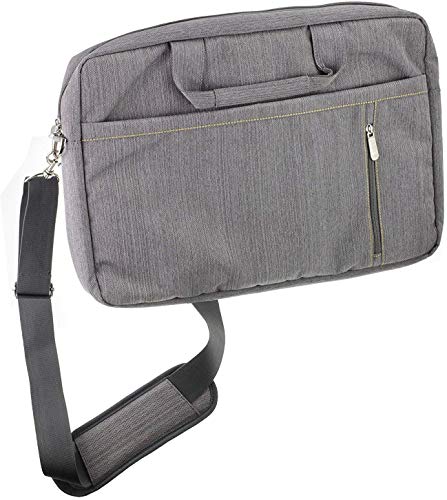 Navitech Grey Premium Messenger Bag for ASUS TUF504GD-E4606T Portable Gaming Laptop 15"